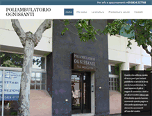 Tablet Screenshot of poliambulatorioognissanti.com